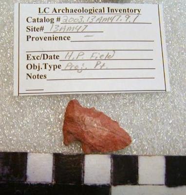 1969.002.00208; Stone Projectile Point