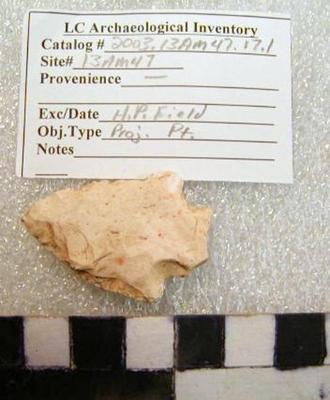 1969.002.00216; Stone Projectile Point