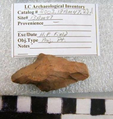 1969.002.00222; Stone Projectile Point