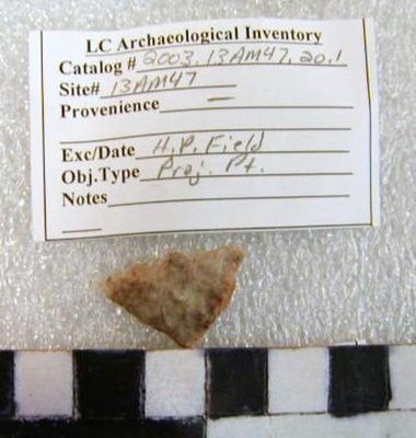 1969.002.00219; Stone Projectile Point