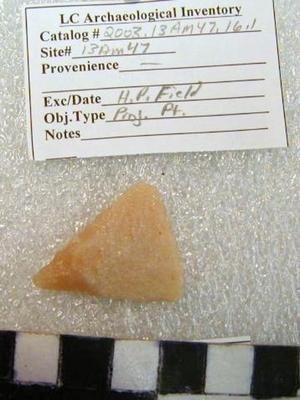 1969.002.00215; Stone Projectile Point
