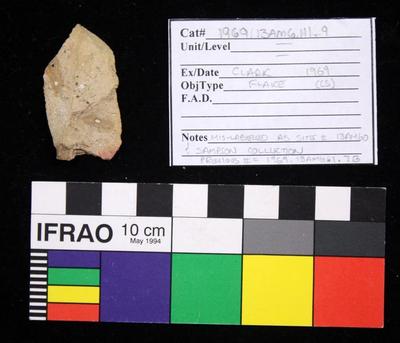 1969.003.00317; Chipped Stone- Flake