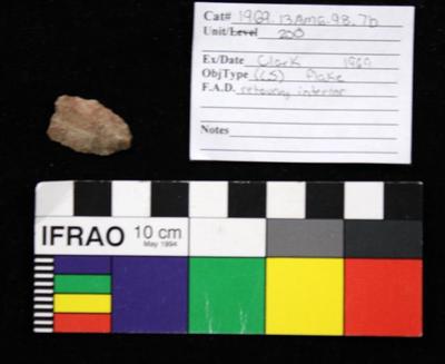 1969.003.00276; Chipped Stone- Flake