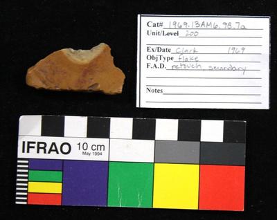 1969.003.00275; Chipped Stone- Flake