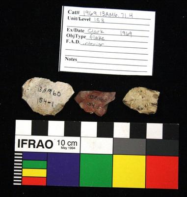 1969.003.00206; Chipped Stone- Flake