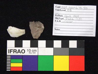 1969.003.00218; Chipped Stone- Flake