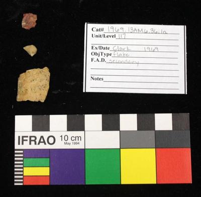 1969.003.00030; Chipped Stone- Flake