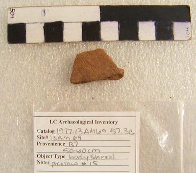 1977.003.00267; Ceramic Body Sherd