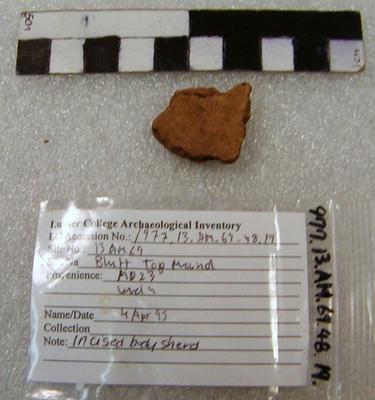 1977.003.00137; Ceramic Body Sherd