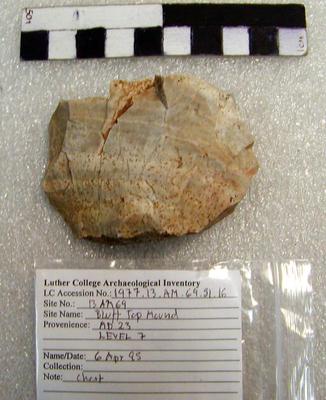 1977.003.00208; Chipped Stone- Core