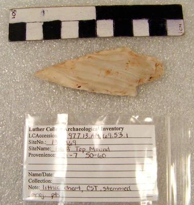 1977.003.00251; Stone Projectile Point