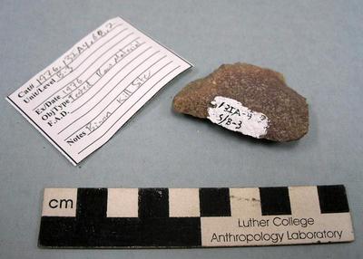 1976.001.00087; Chipped Stone- Tested Raw Material