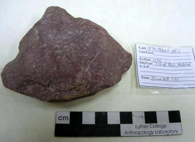 1976.001.00150; Chipped Stone- Tested Raw Material