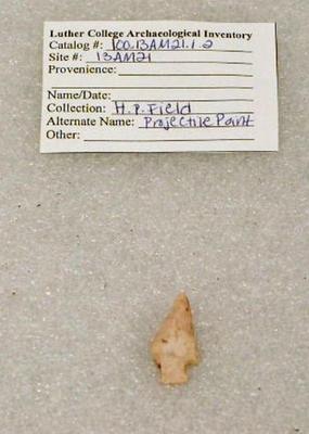 1969.002.00166; Stone Projectile Point