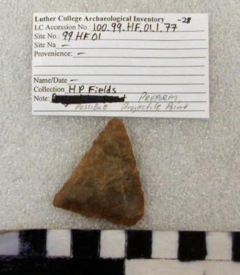 1969.002.00340; projectile point : triangular