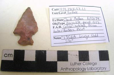 1979.002.00014; Stone Projectile Point