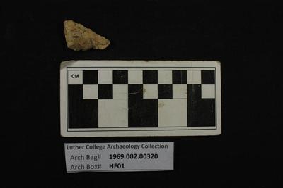 1969.002.00320; chipped stone tool (CST)
