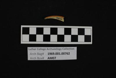 1969.001.00762; Faunal Bone- Tooth Fragment
