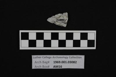 1969.001.03082; Stone Projectile Point- Madison