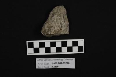 1969.001.03218; Chipped Stone- Tool