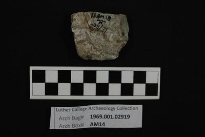 1969.001.02919; Chipped Stone- Tested Raw Material