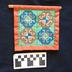E1430: Hmong Pandau Cross-stitch, elephant foot motif, wall hanging