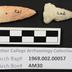 1969.002.00057; Stone Projectile Point- Triangular