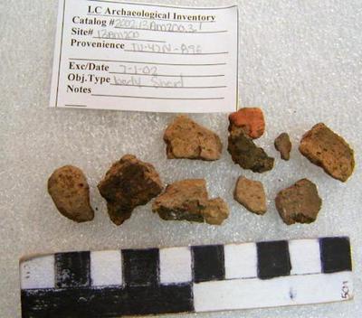 2002.001.00018; Ceramic- Body Sherd