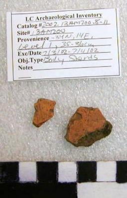 2002.001.00056; Ceramic- Body Sherd