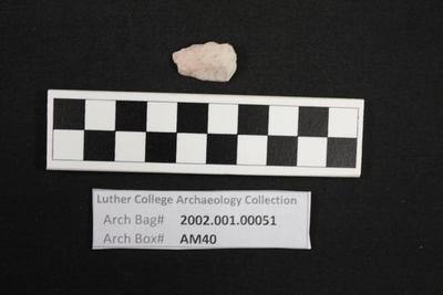 2002.001.00051; Stone Projectile Point