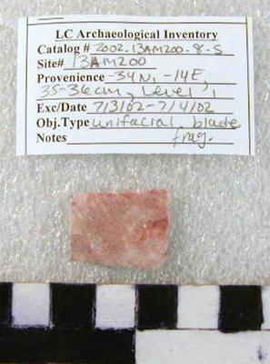 2002.001.00050; Chipped Stone- Flake