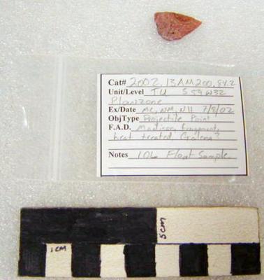 2002.001.00443; Stone Projectile Point- Madison