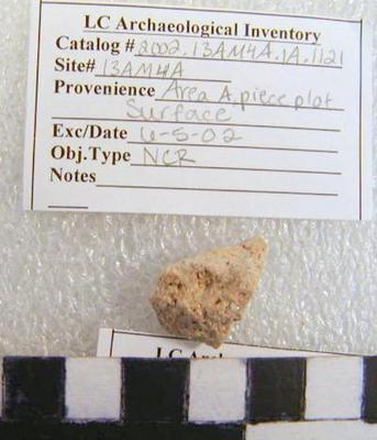 2002.001.00569; Un-prepared Stone- Non-Cultural Rock