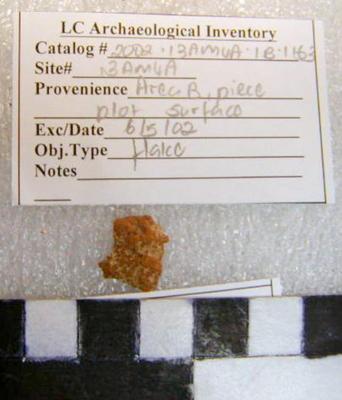 2002.001.00810; Chipped Stone- Flake