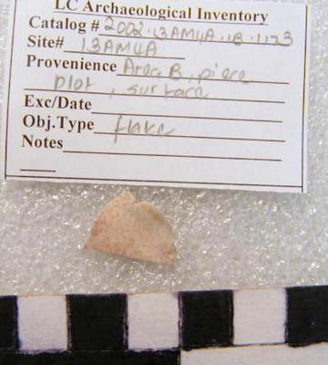 2002.001.00820; Chipped Stone- Flake