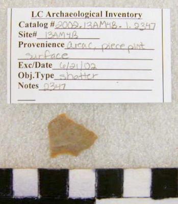 2002.001.01228; Chipped Stone- Shatter
