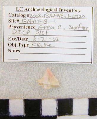2002.001.01201; Chipped Stone- Flake
