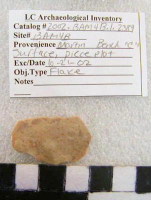 2002.001.01274; Chipped Stone- Flake
