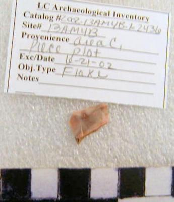 2002.001.01320; Chipped Stone- Flake