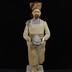 E1290: India- Clay Figurine, Chef or Khitmutgar