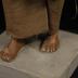 E1257: India- Clay Figurine, Priest Begging