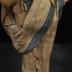 E1300: India- Clay Figurine, "Indian Lady Going for Bathing"