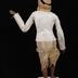 E1279: India- Clay Figurine, Syce or Groom figure (Stable attendant) 