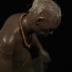 E1293: India- Clay Figurine, Muchli Wallah or Fisherman