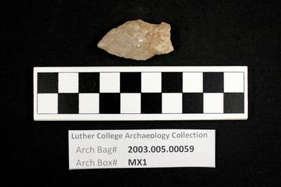 2003.005.00059: chipped stone-projectile point