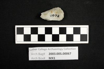 2003.005.00067: chipped stone-scraper