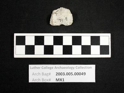 2003.005.00049: chipped stone-scraper