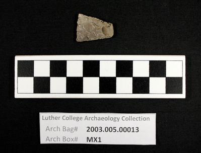 2003.005.00013: chipped stone-Madison projectile point