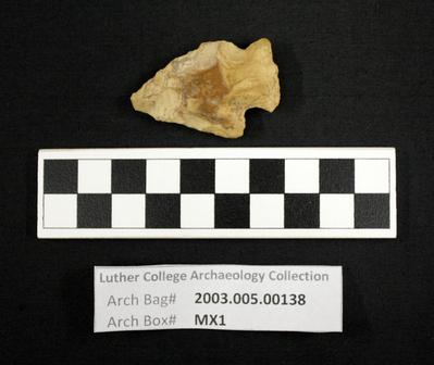 2003.005.00138: chipped stone-Tipton projectile point