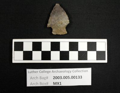 2003.005.00133: chipped stone-Koster projectile point